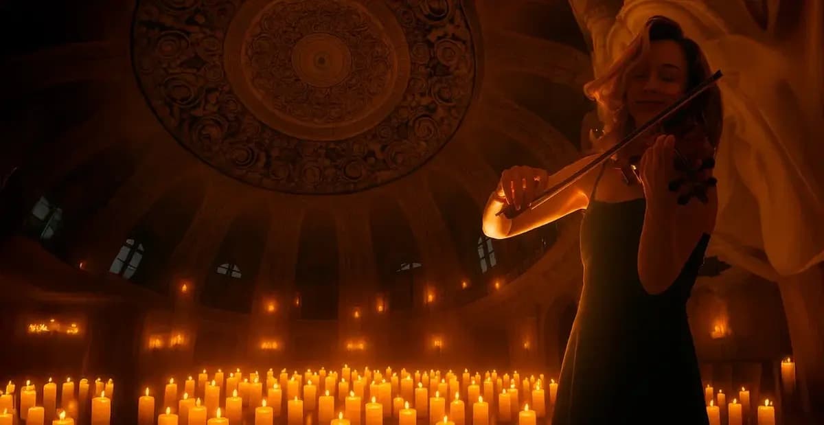 Музыка во дворце: Вивальди и Паганини в сиянии тысячи свечей (Петровский путевой дворец)