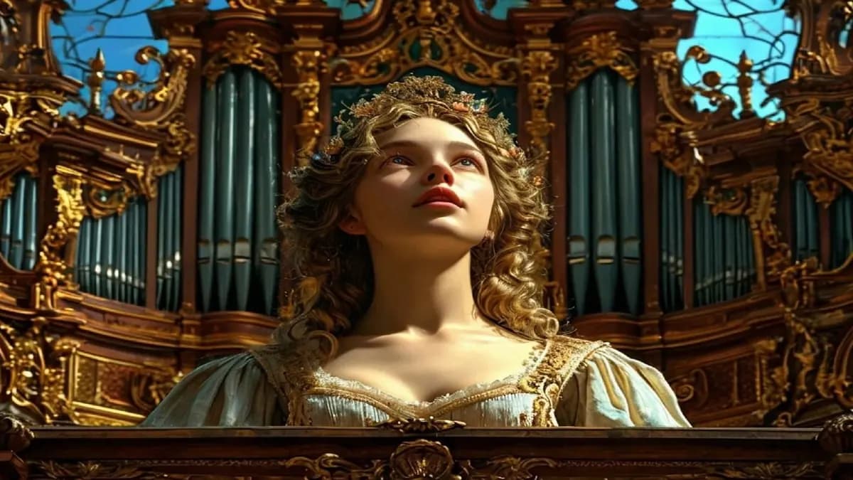 Орган при свечах в готическом соборе. Ave Maria и шедевры (Храм Посещения Пресвятой Девой Марией Елизаветы)