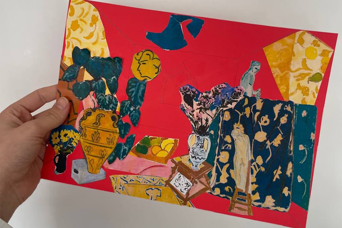 Аппликация + Анри Матисс (8–12 лет) (Сад им. Баумана)
