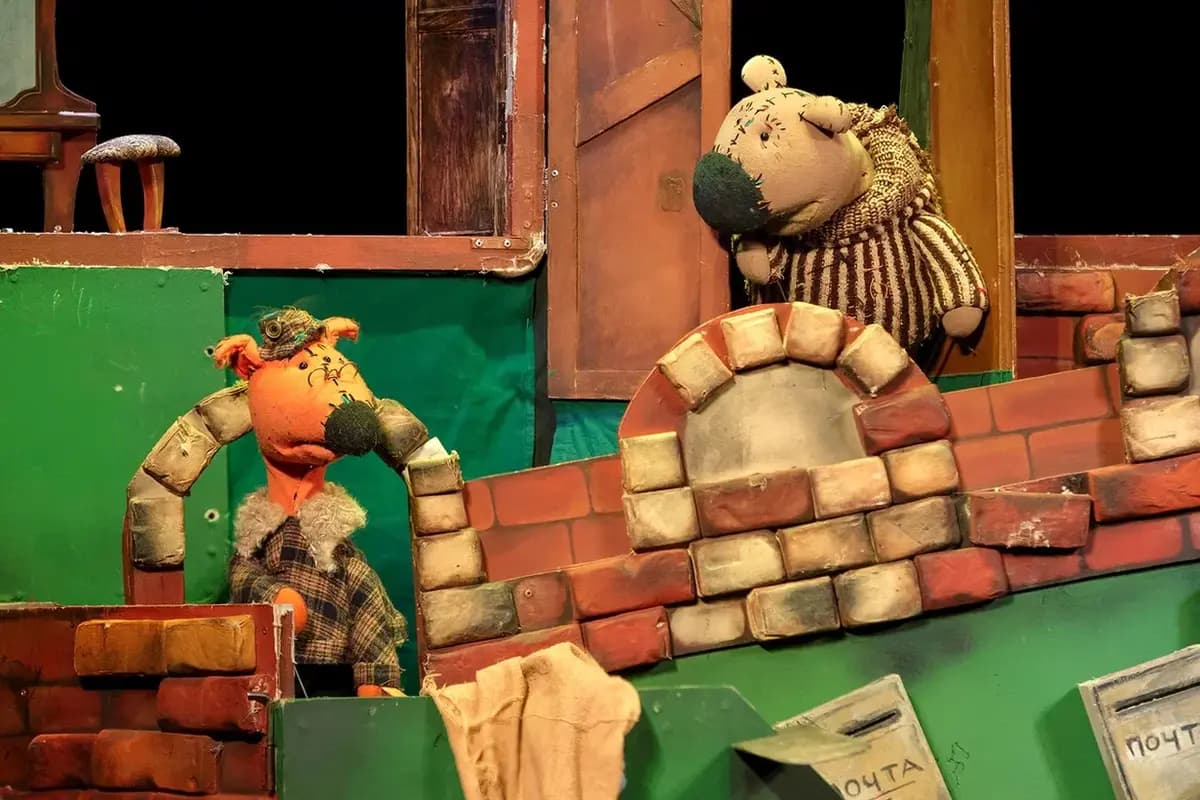 Как лиса медведя обманывала, да потом сама попалась (Московский театр кукол. Камерная сцена)