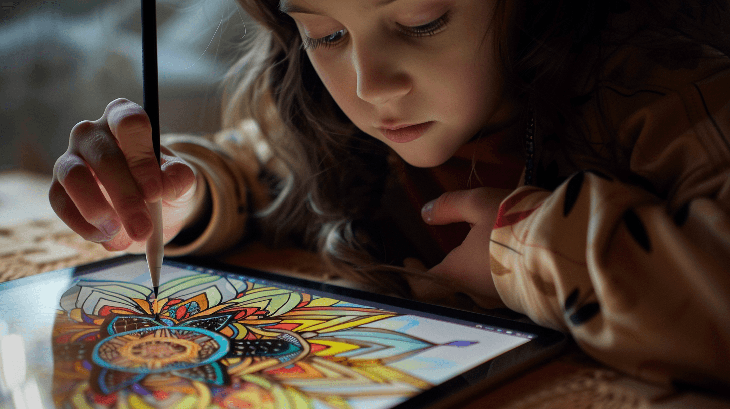 Детское цифровое пространство Digital Kids: цифровая живопись (Общественный центр «Алмет»)