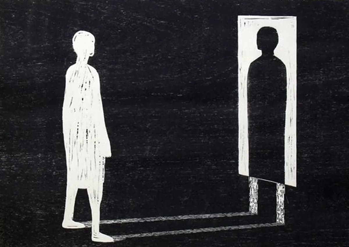 За закрытыми дверями (Человек в кубе)