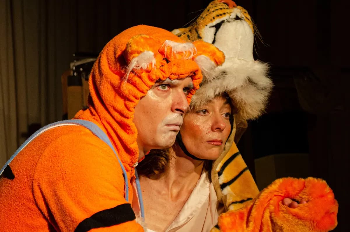 Неизвестный с хвостом + мастер-класс (Домик на крыше)