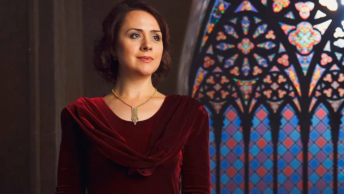 Иоганн Себастьян Бах. Старинный орган в англиканском соборе при свечах (Англиканская церковь Святого Андрея)