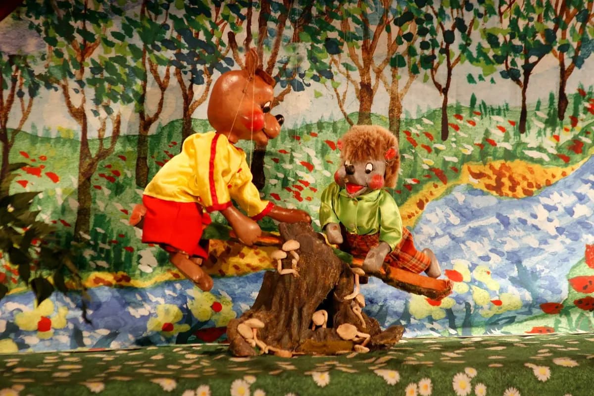 Ёжик, Зайка и Топтыжка (Театр марионеток)