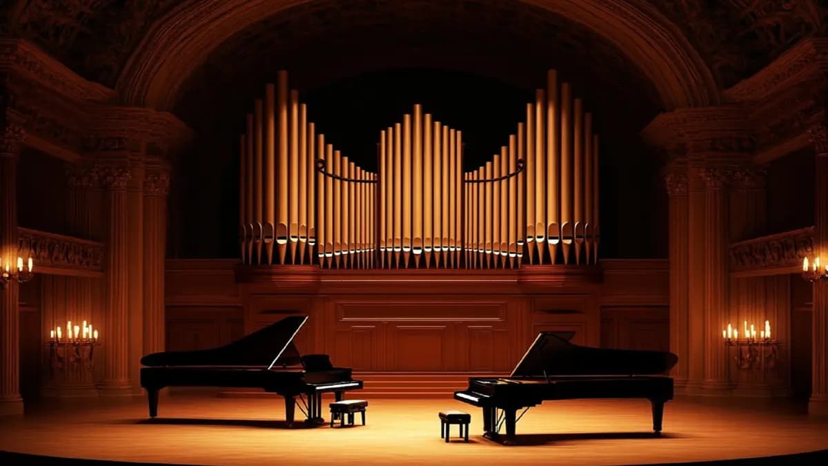 Шоу двух роялей и органа (Яани Кирик)