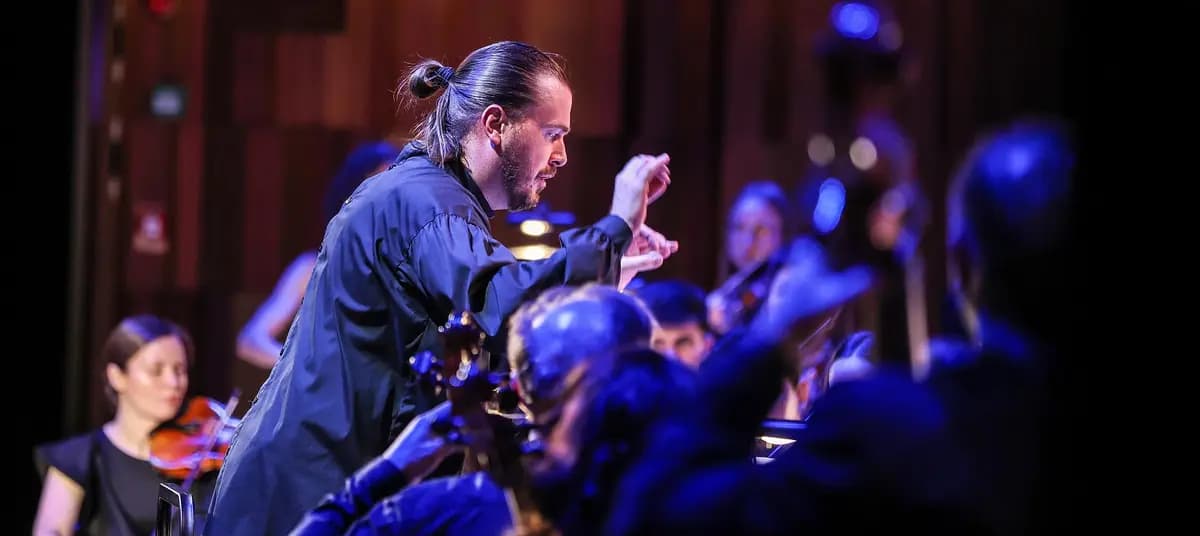 Оркестр La Voce Strumentale.  Дирижёр — Дмитрий Синьковский (Зарядье)