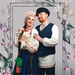 Уральский народный хор. Под веткой душистой сирени