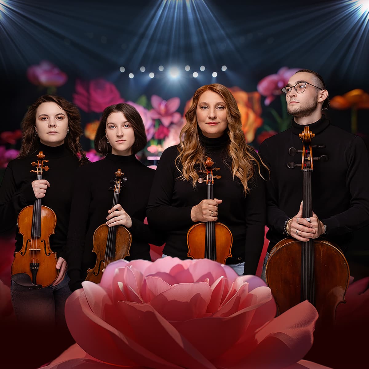 Музыка и цветы. Погружение в мир прекрасного. Квартет Мелодион