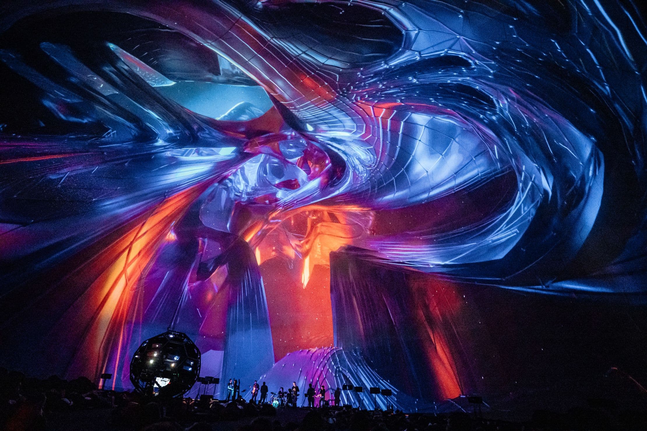 Аудиовизуальное шоу Киберпанк: Никита Демин