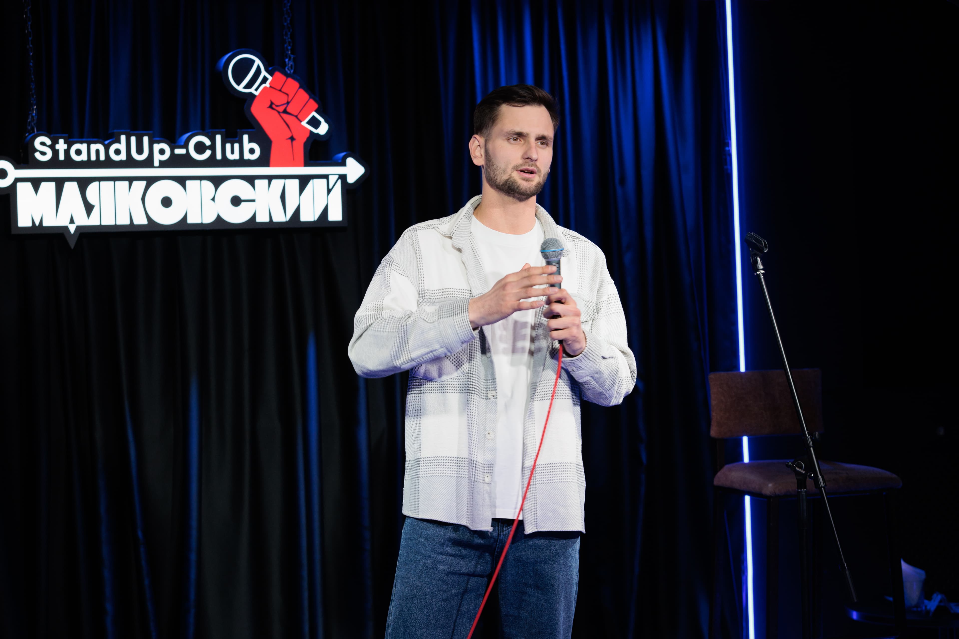 Опытный микрофон