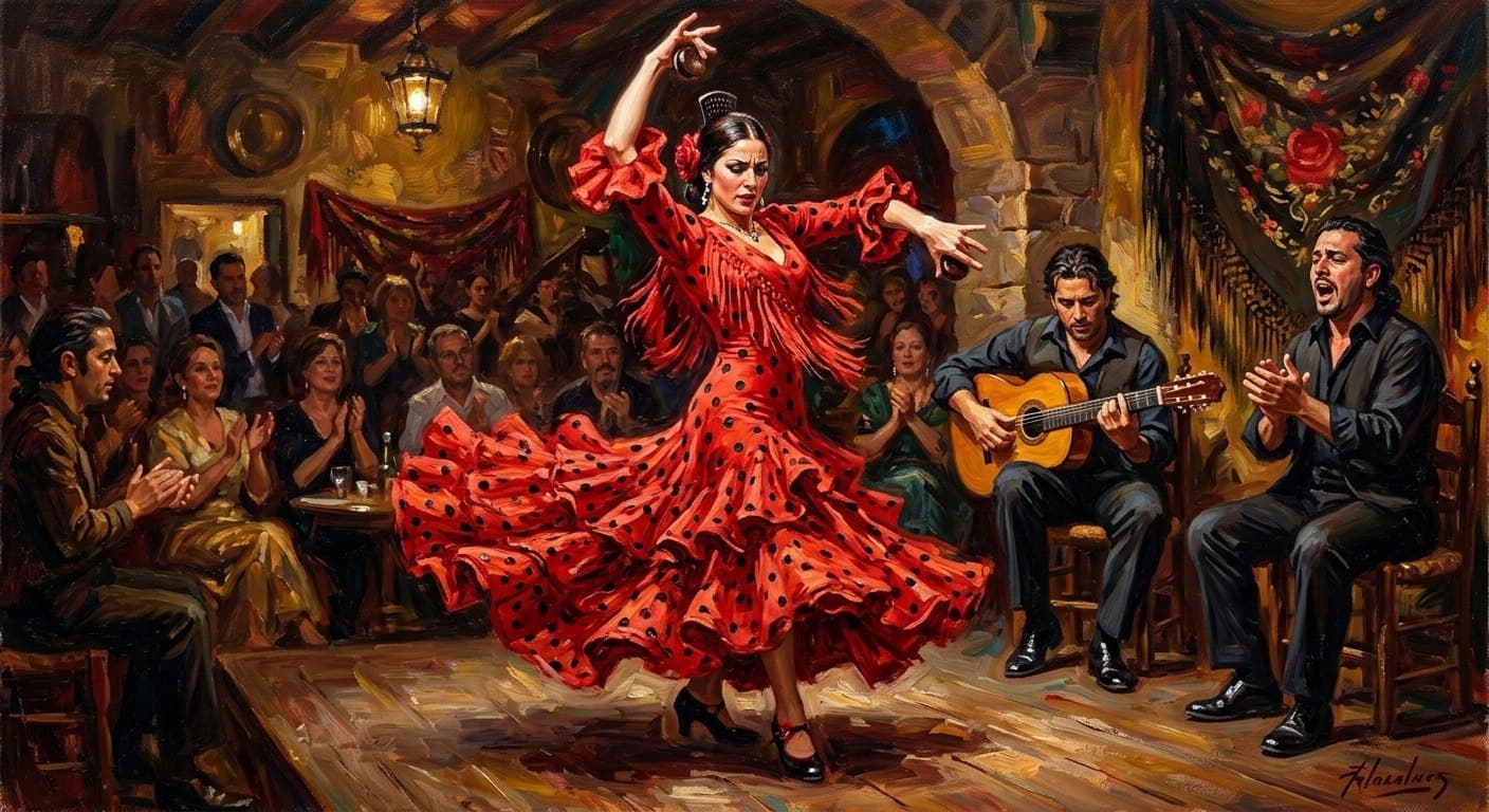 Испанская фиеста: Музыкальное путешествие в страну солнца и фламенко при свечах
