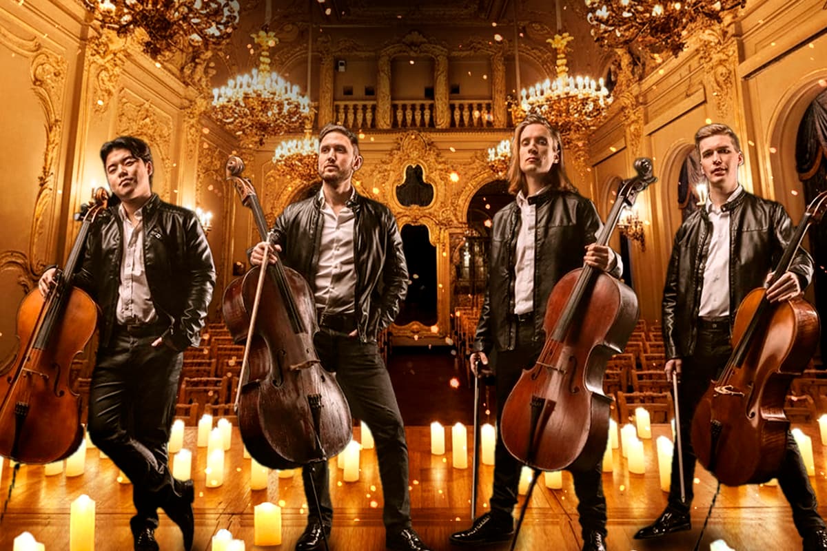 Мировые рок-хиты на виолончелях при свечах. Концерт с экскурсией по дворцу