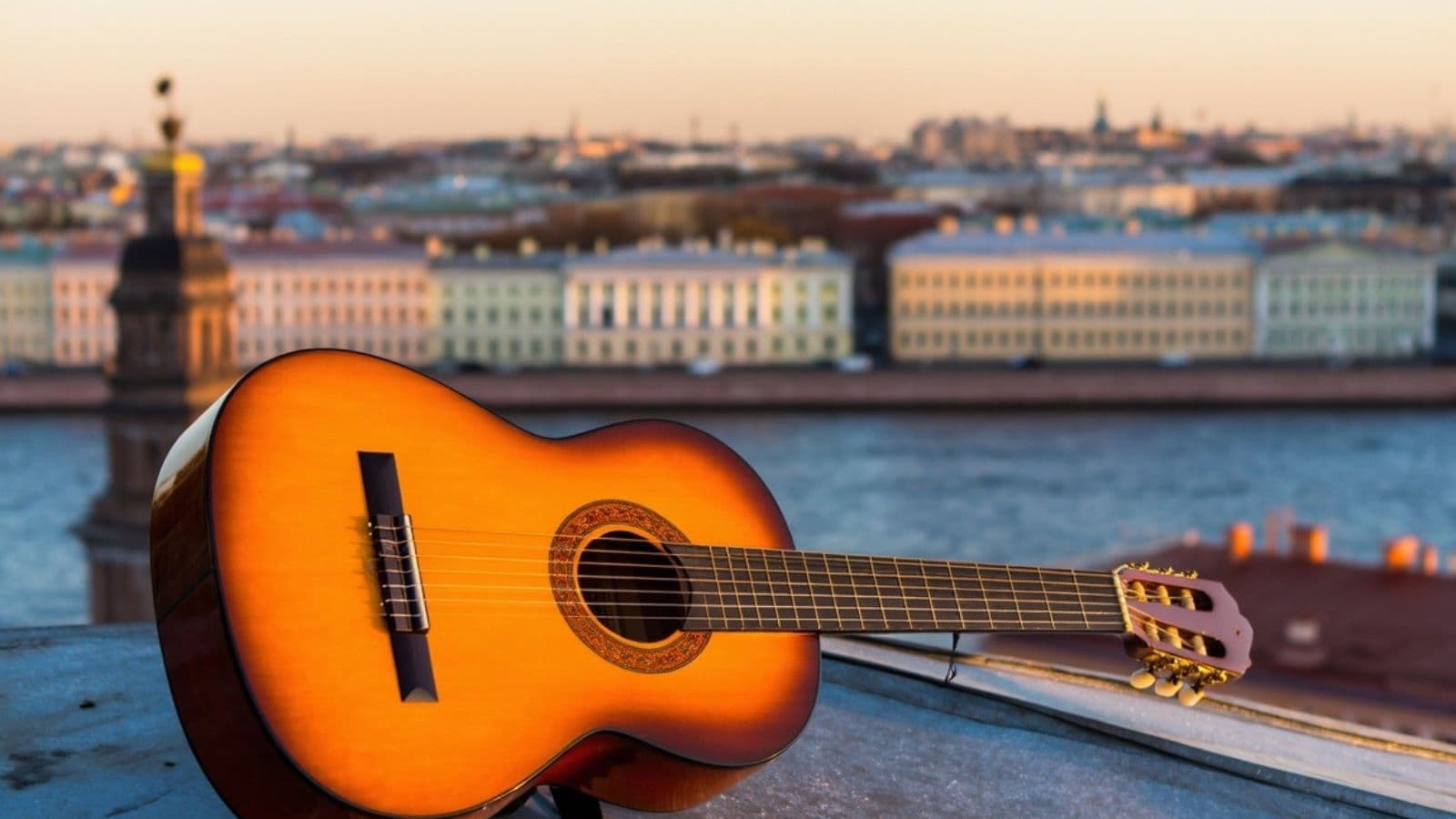 Испанская гитара. Концерт на крыше