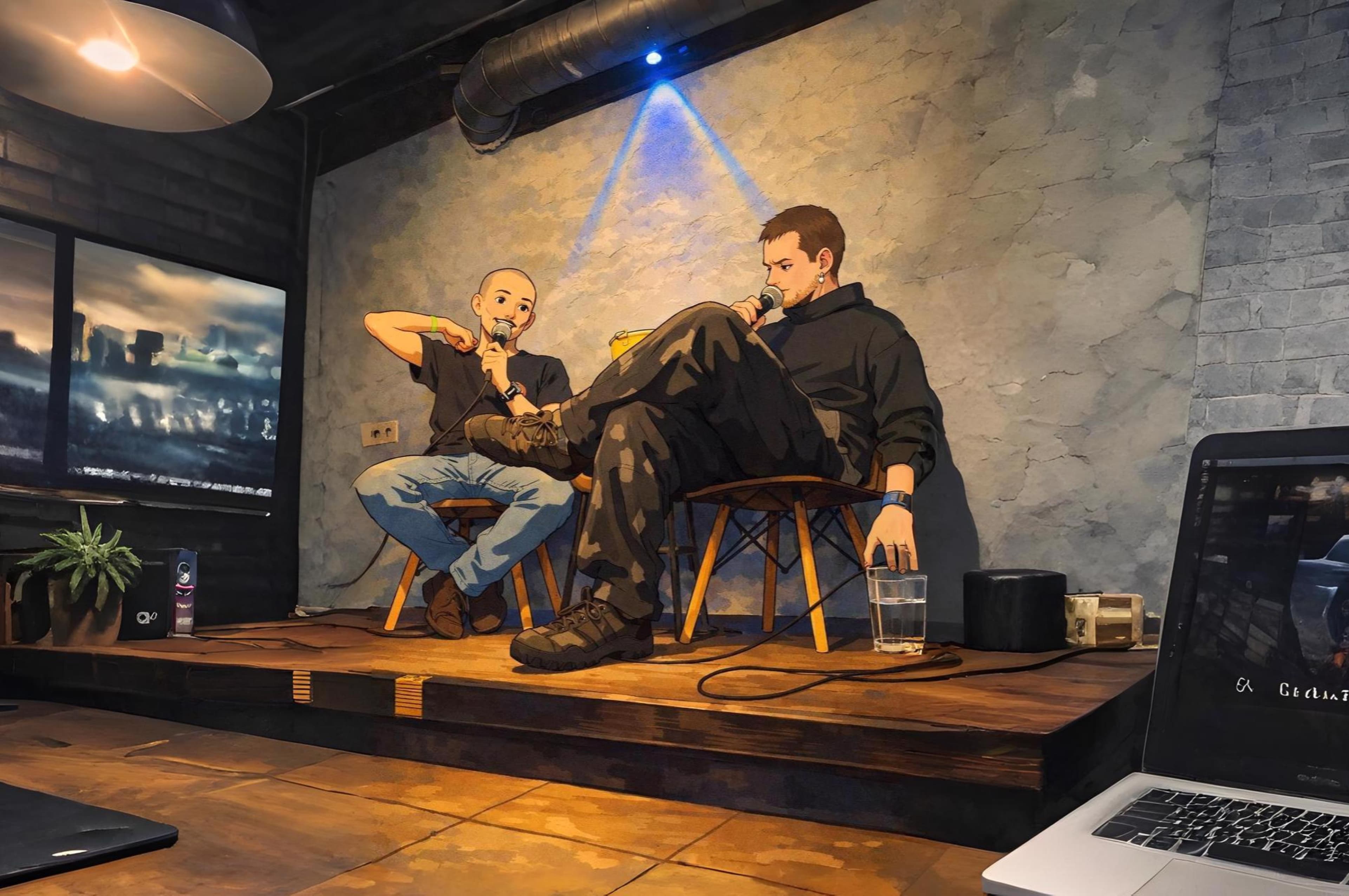 Небольшие стендап Мысли в центре города