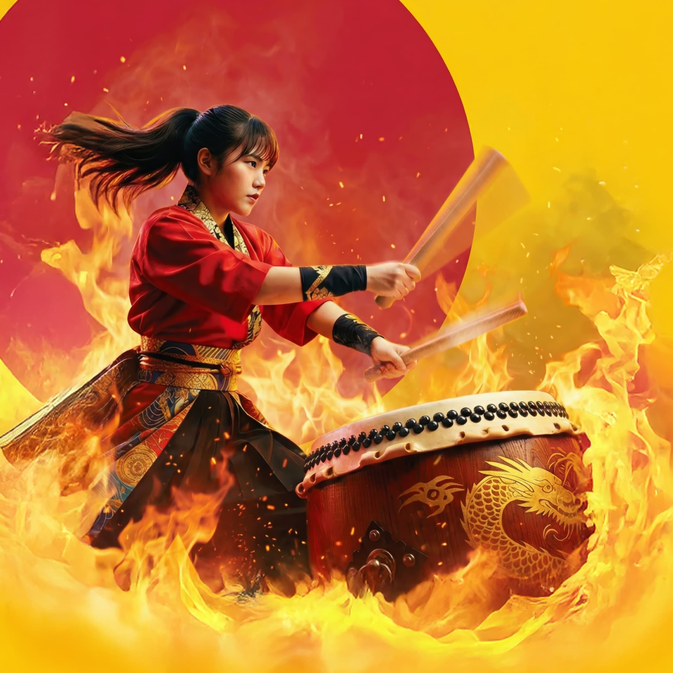 Шоу Японских Барабанов