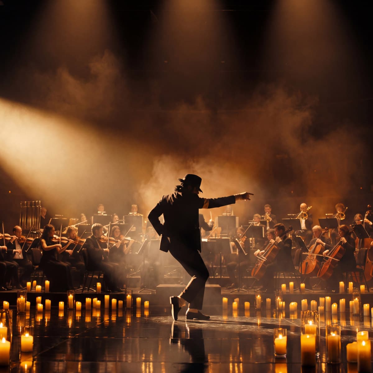 Шоу виртуозов «Michael Jackson Symphony» в свете 1000 свечей