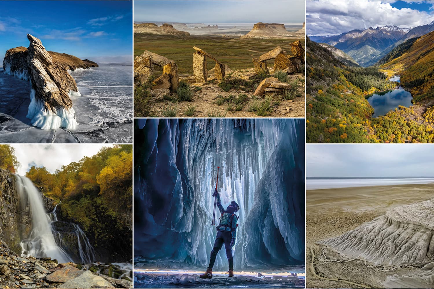 Три стихии одного года: Лед Байкала, пустыни Мангистау, горы Кавказа. Клуб любителей туризма ЦДРИ