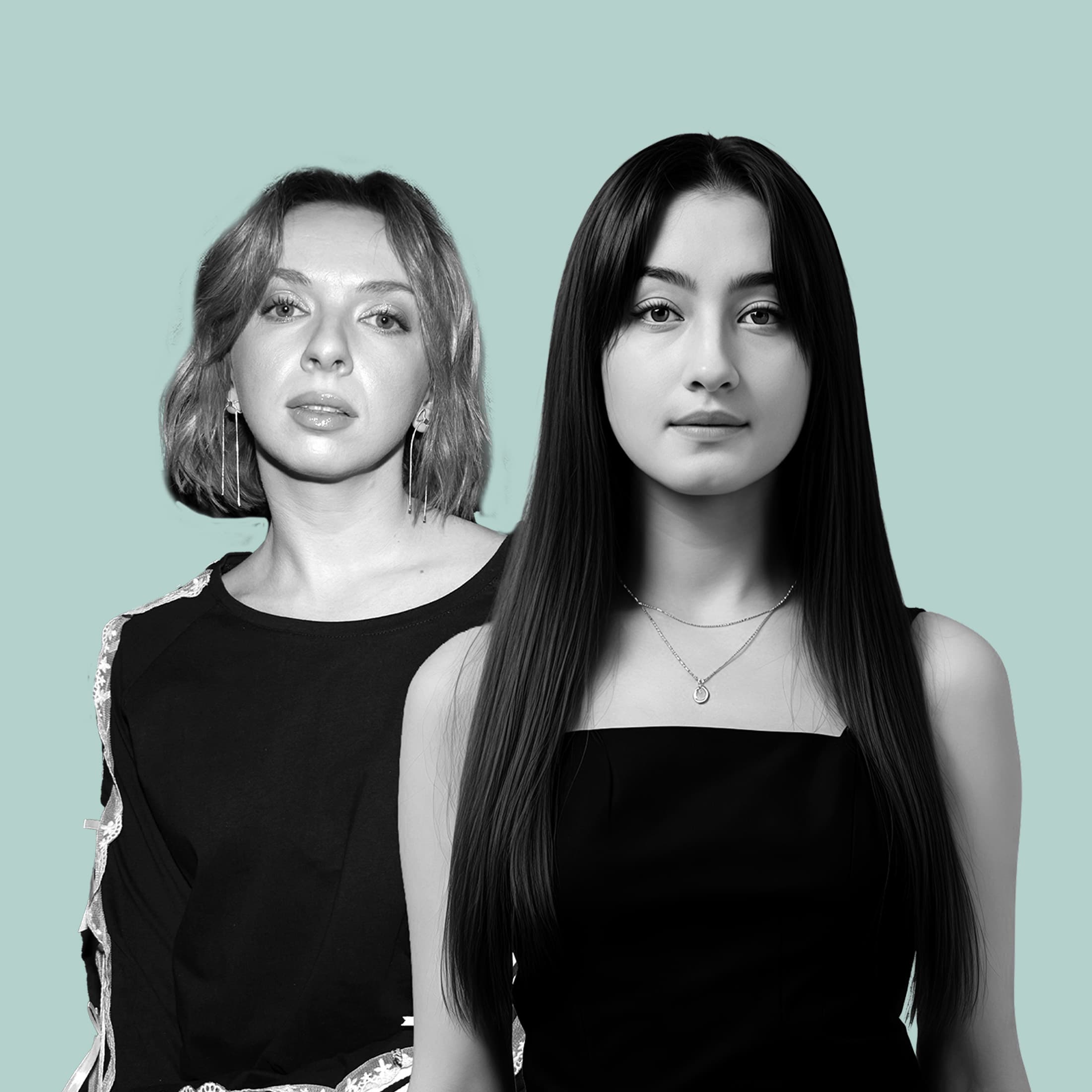 Катя Котофеева и Динара Курбанова