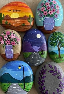 Картины на камнях: Мастер-класс