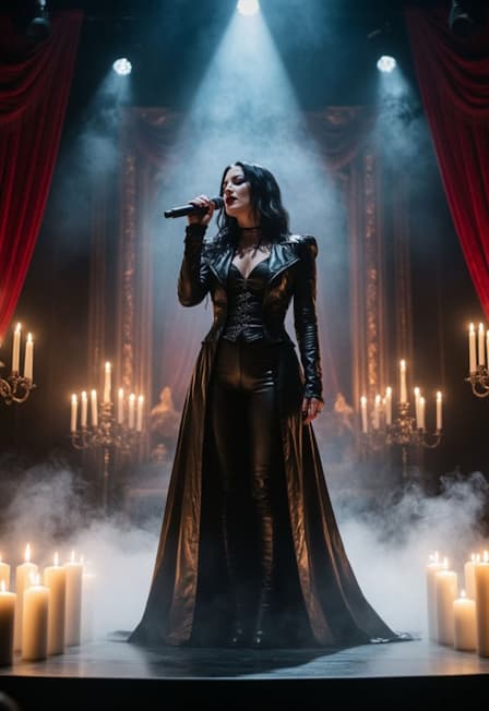 Вика Астрелина. Evanescence при свечах