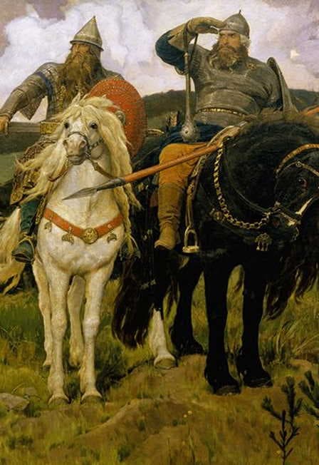 "Богатыри". Русские былины с песочной анимацией