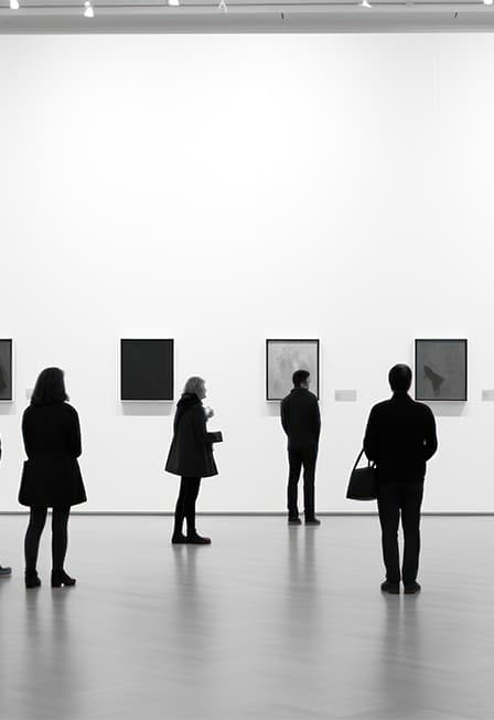 Открытие выставки. Ханами. Художник Ксения Жорницкая