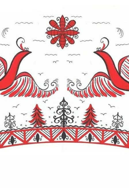 Мастер-класс в технике Мезенская роспись