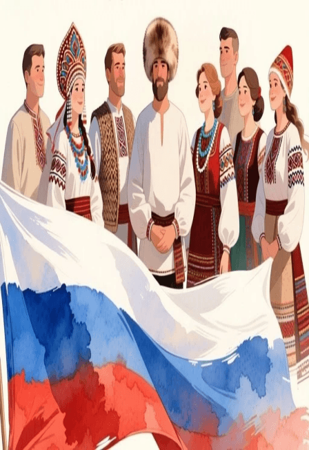 Многогранная палитра народов России. Литературное путешествие
