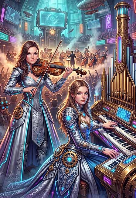 Невероятная музыка компьютерных игр - орган и скрипка