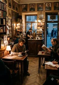 Литературное кафе. Вечер-диалог