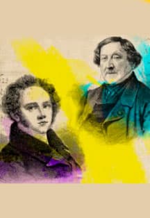 Cocktail party. Bellini vs Rossini