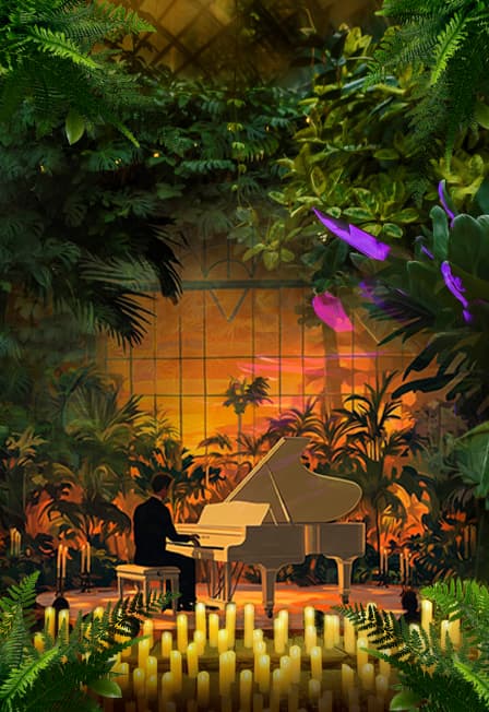 МАГИЯ СВЕЧЕЙ. "Саундтреки о любви" в Оранжерее