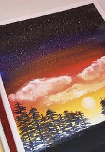 Мастер-класс "Картина за 5 минут"