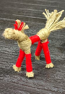 Конь-оберег из джута. Мастер-класс