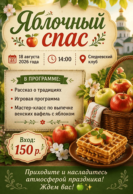 Яблочный спас. Народная программа