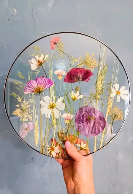 Мастер-класс "пайка Картины Гербария под стеклом"