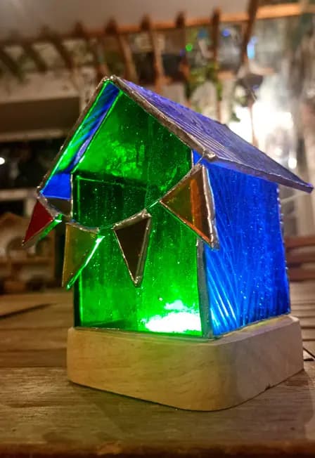 Мастер класс Витражный Домик в технике витража Тиффани