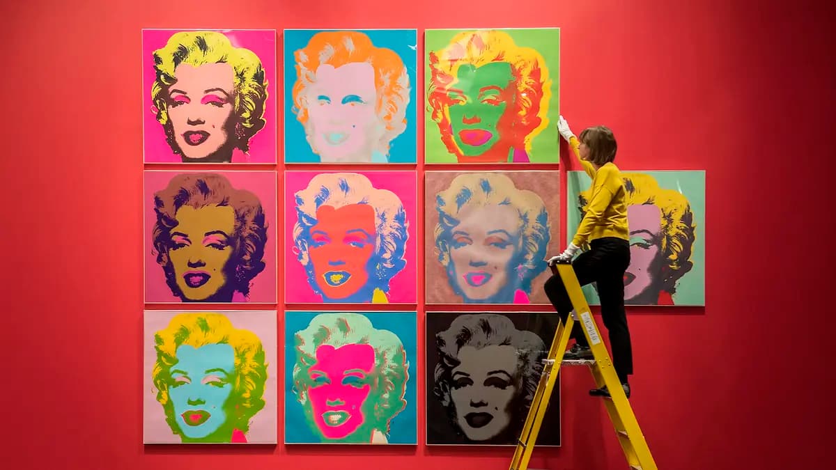 Коллаж в стиле поп-арт (Люмьер-Холл)