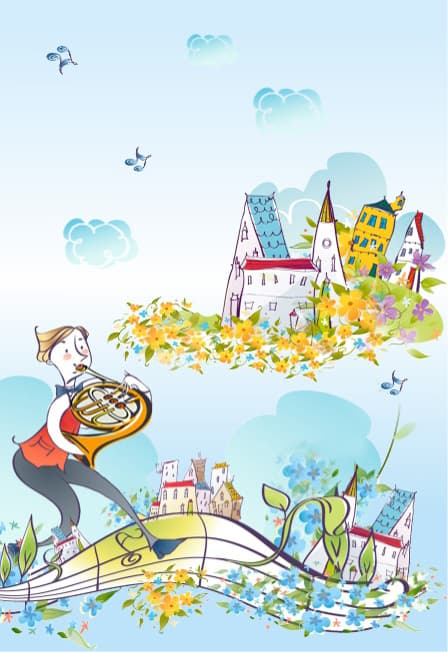 Сказка о музыкальных инструментах. Валторна