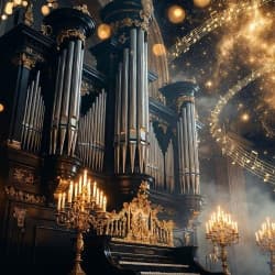 Старинный орган при свечах. Бах, Гендель, Моцарт