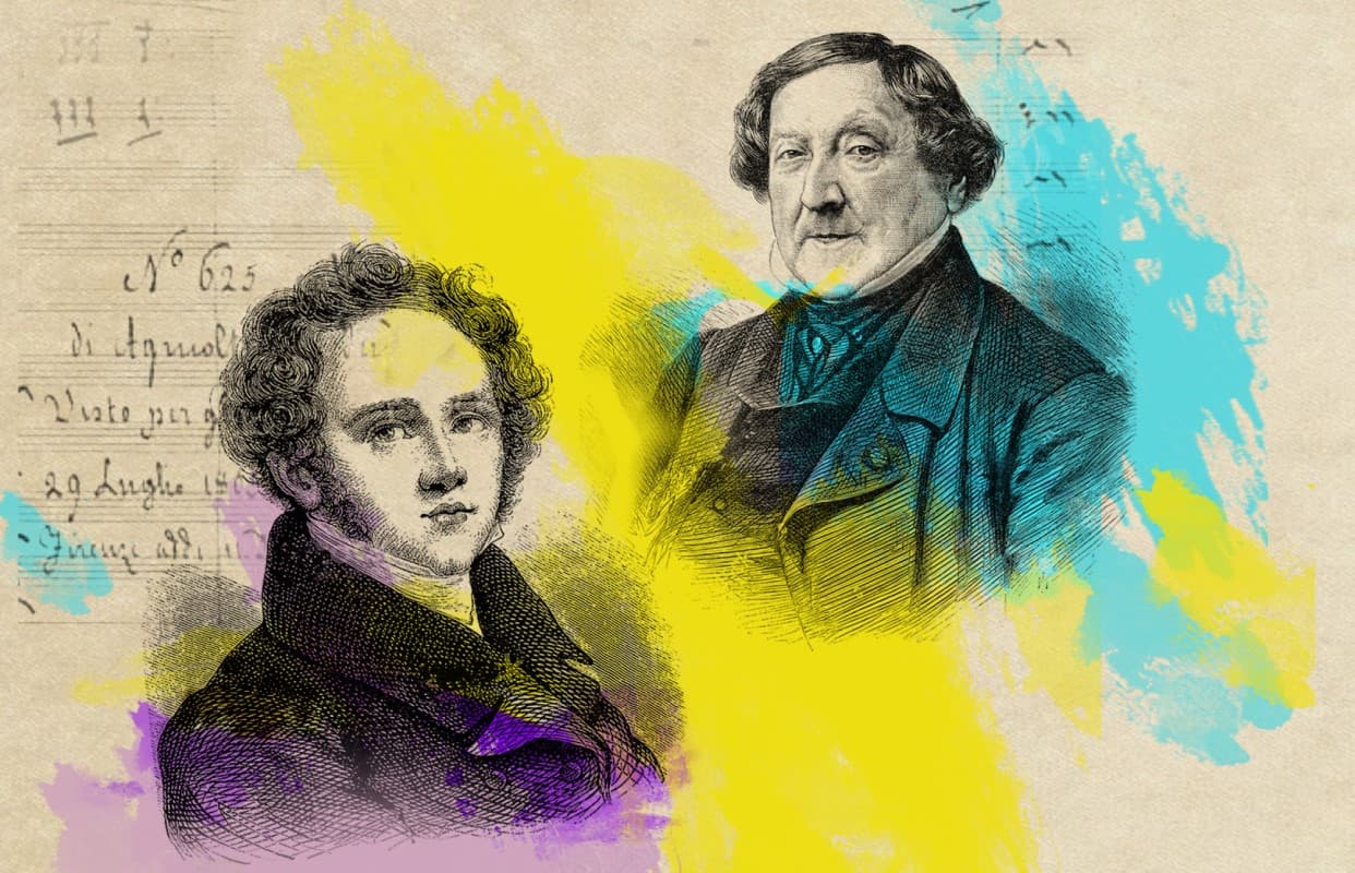 Cocktail party. Bellini vs Rossini