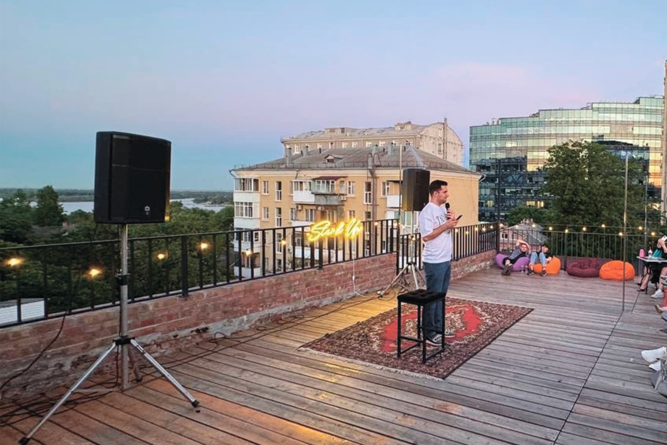Stand Up на крыше